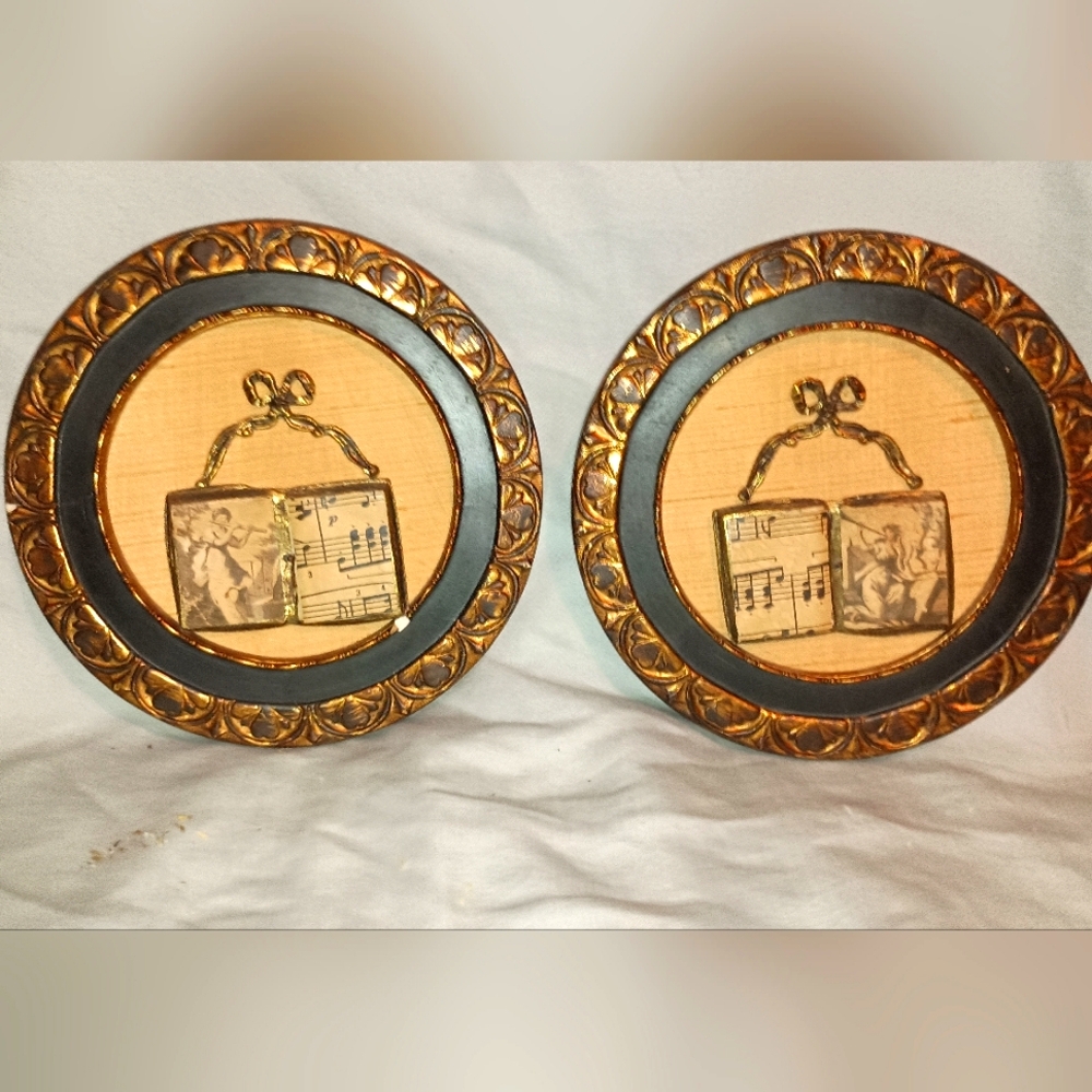 Vintage wall plaques